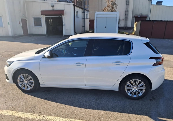 Peugeot 308 cena 69999 przebieg: 42300, rok produkcji 2019 z Kraków małe 137